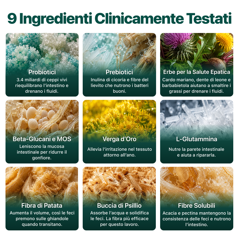 Sollievo Ghiandole🌿 | 100% Naturale | 60 integratori